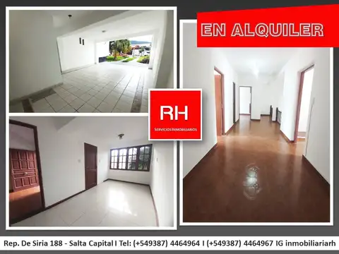 Casa en Alquiler con 3 cocheras