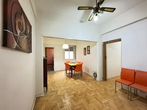 Amplio 3 Ambientes con Escritorio y Parrilla