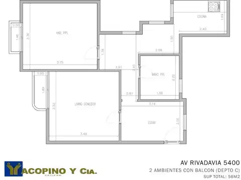 Departamento en Alquiler Apto profesional