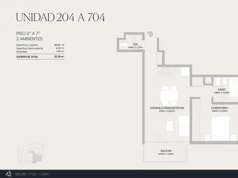 Departamento en Venta Apto profesional