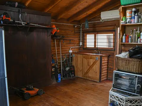 venta Casa 1 dorm   una cabaña de troncos independiente amoblada completa