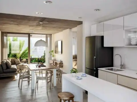 Departamento Monoambiente con 1 baño