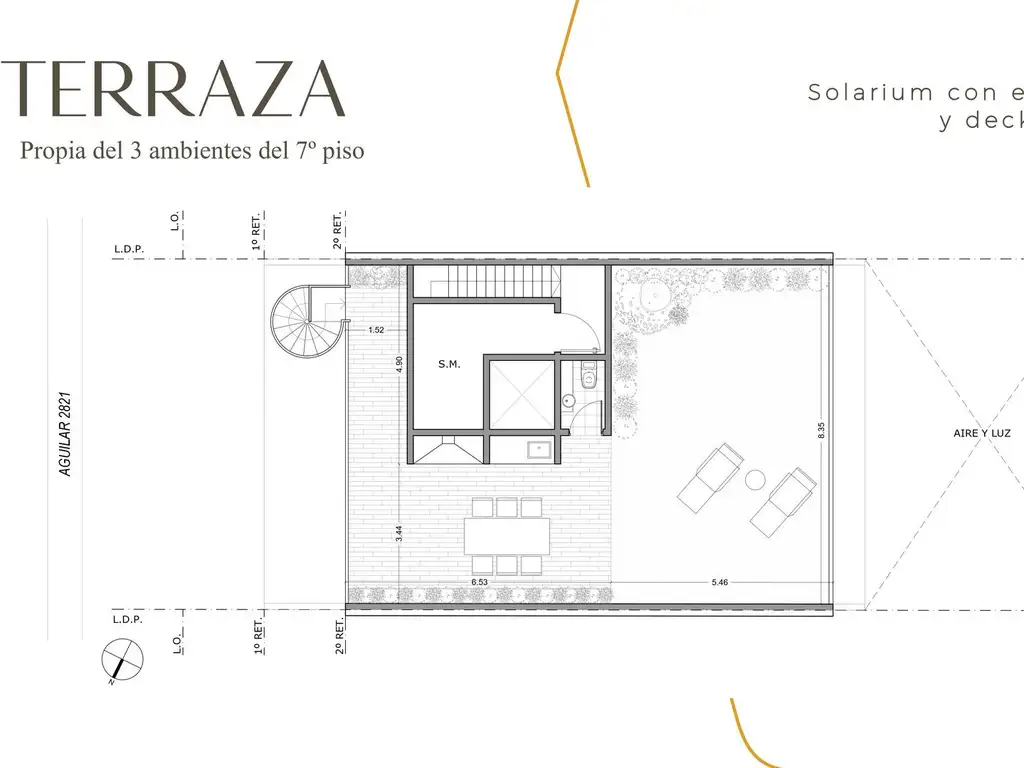 C3 Aguilar de 7 Unidades en Colegiales
