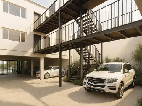 departamento 2 ambientes en venta en lujan centro desde el pozo con balcón y cochera Las moras 4