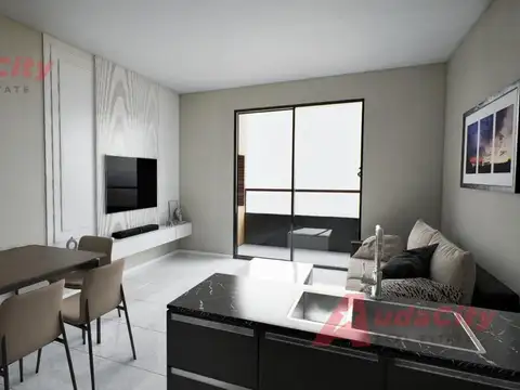 Departamento Monoambiente con 1 baño