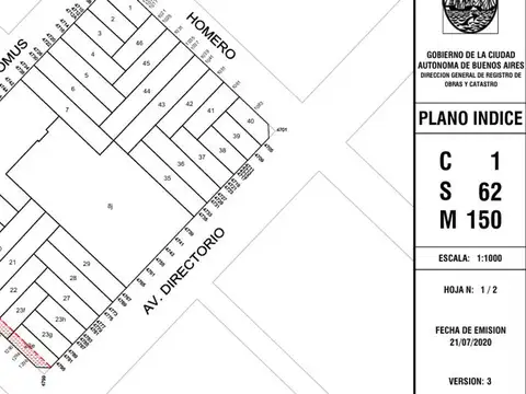 Terreno en Venta en Parque Avellaneda, USD 275.000