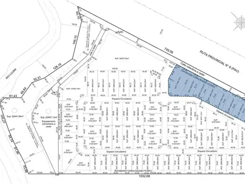 Terreno en Venta de 3093,0 m2