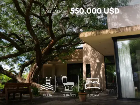 Casa en venta de 3 dormitorios c/ cochera en La Aguada de San Lorenzo