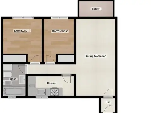 Departamento en Venta en Barrio Norte, USD 130.000