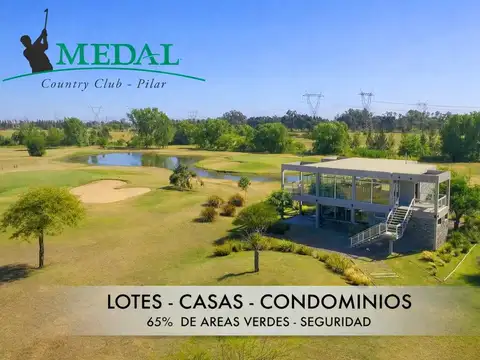VENTA / Country Medal Golf Club / Lote 167 /  Terreno /  Pilar