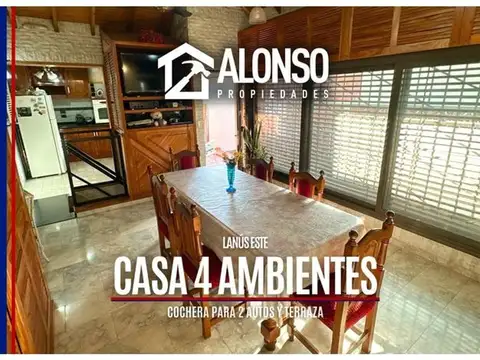 VENTA CASA 4 AMBIENTES EN LANUS ESTE
