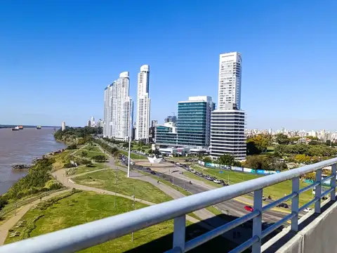 Departamento 3 domitorios en venta. Puerto Norte. Cochera doble. Vista al rio.