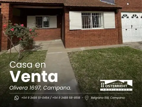 CASA EN VENTA SANTA FLORENTINA 2 DORMITORIOS