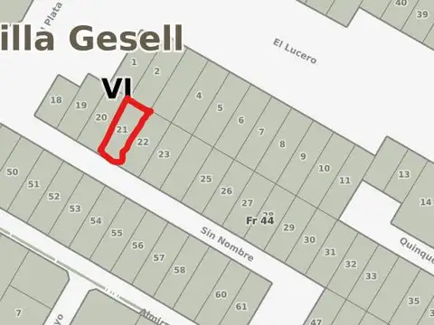 Terreno en Venta en Mar de las Pampas, USD 39.000