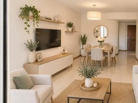 Departamento 3 ambientes con cochera, impecable!