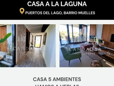 Casa En Venta A La Laguna En Barrio Muelles | Puer 100