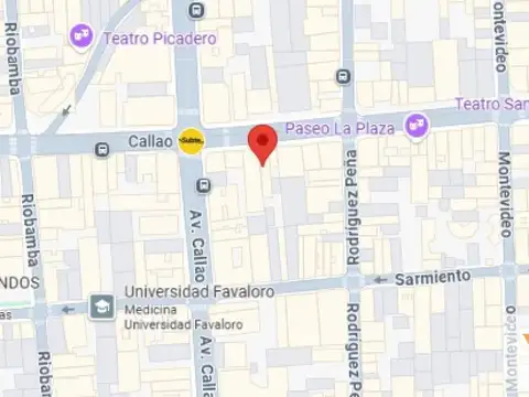 Avenida Corrientes e/ Rodríguez Peña y Avenida Callao