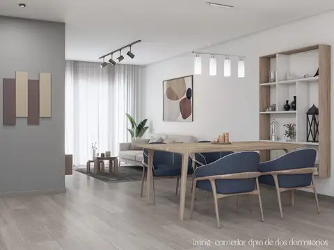 Departamento 3 ambientes con 4 baños