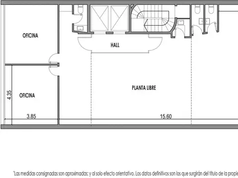 Alquiler en oficina en Retiro 155 M2