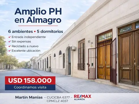 CASA EN VENTA 6 AMBIENTES CAPITAL FEDERAL