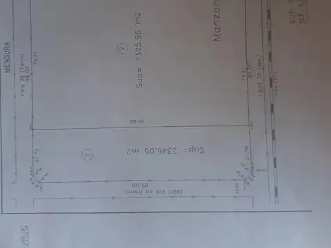 Terreno en Venta 26  mts Fondo