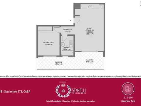 Departamento en Alquiler de 2 ambientes