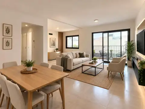 Departamento en venta de 3 dormitorios con terraza y cochera en Housing en Prados de Manantiales