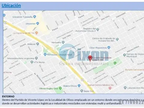 Olivos - Galpón Venta