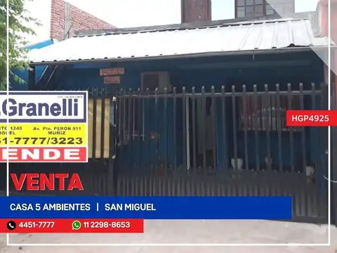 Casa - Venta - Argentina, San Miguel - Gral. Pinto 2489