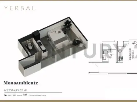 Yerbal 1500, Piso 1