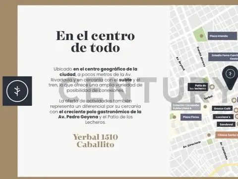 VENTA MONOAMBIENTE FRENTE  BALCON CABALLITO