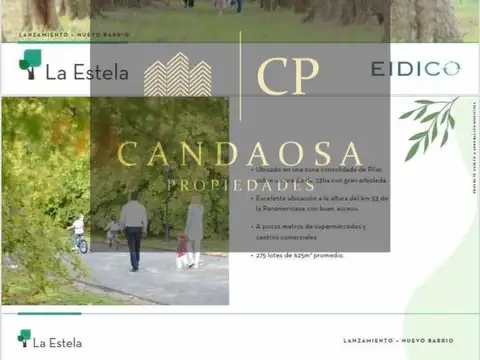 Terreno en Venta en La Estela, Countries y Barrios Cerrados en Pilar