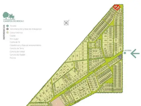 Terrenos en venta - 11580 mts2 - Campos de Roca
