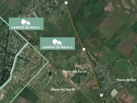 Terrenos en venta - 11580 mts2 - Campos de Roca