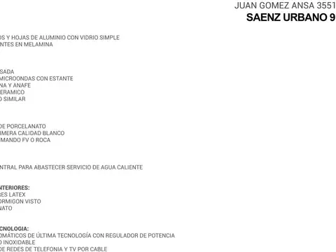 Departamento en Venta en Villa Saenz Peña, USD 46.150