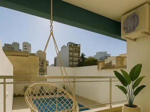 Venta depto luminoso con balcon y coch Palermo