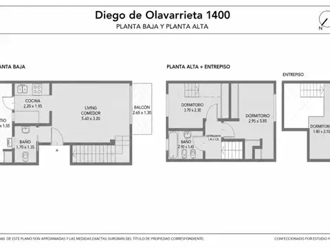 Diego De Olavarrieta 1400, Piso 1