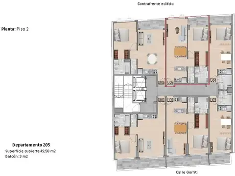 Departamento en Venta de 1 dormitorio