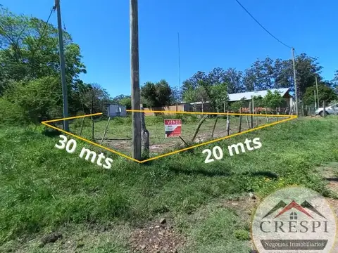 Terreno en Venta en Puerto Yerua, USD 25.000