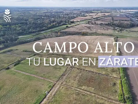 Terrenos en Venta desde 600 m2. Barrio abierto sin expensas, Campo Alto.