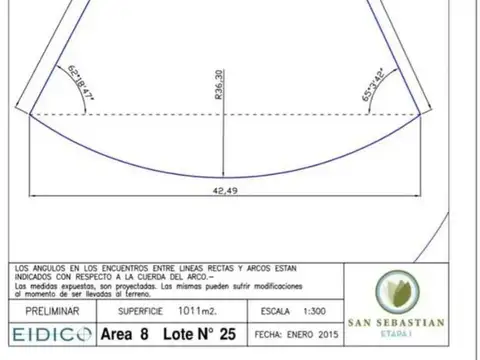 Venta Terreno en San Sebastián Área 8 1011m2 100% Financiación, Permuta