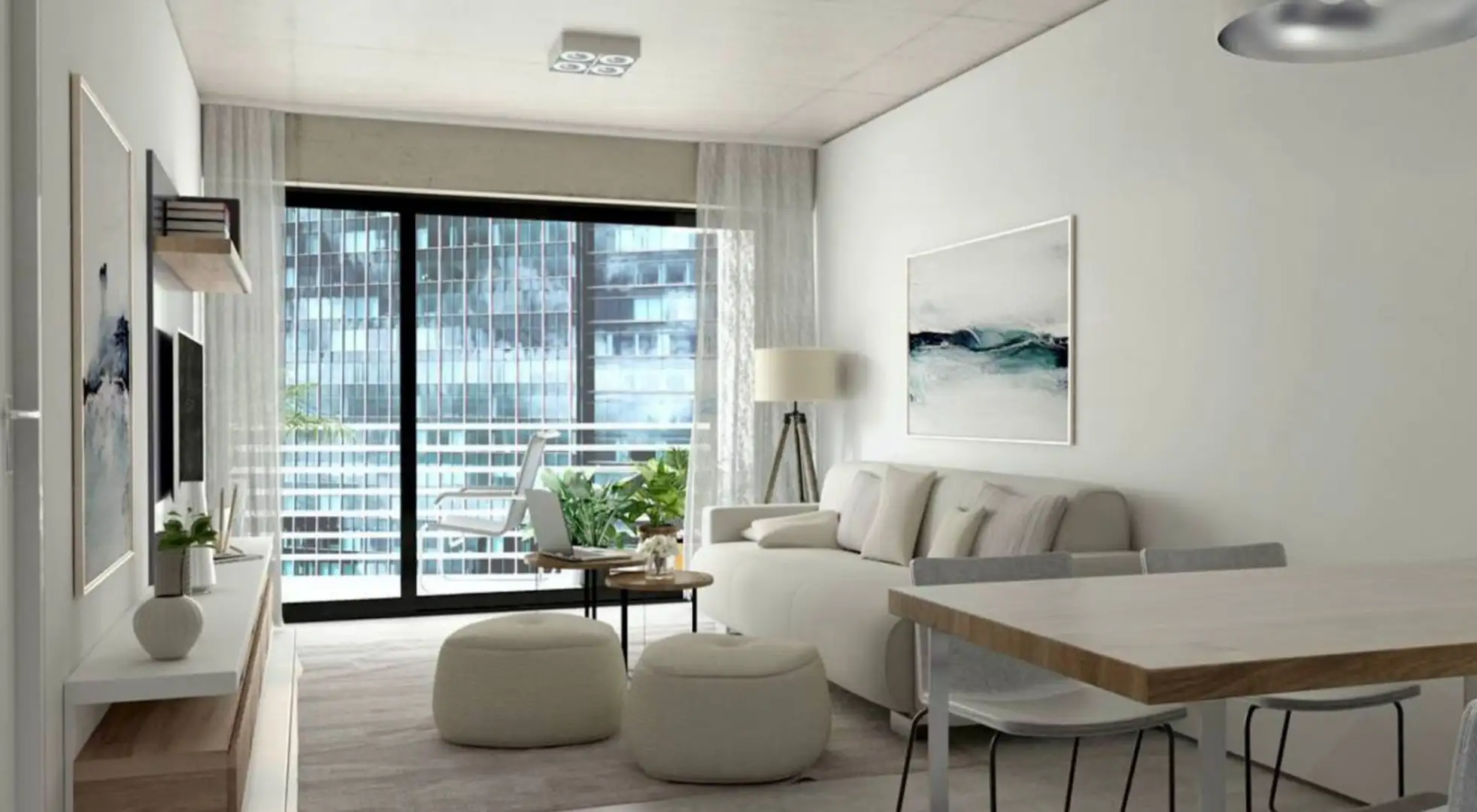 Departamento en venta 3 ambientes con cochera en pozo - Plaza Mitre