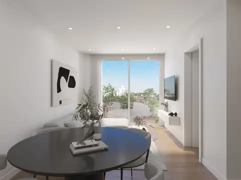 Departamento 2 ambientes con 1 baño