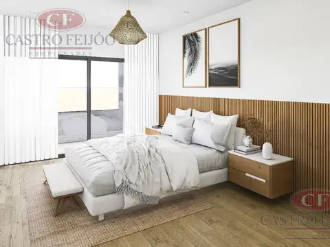 Departamento 2 ambientes con 2 baños