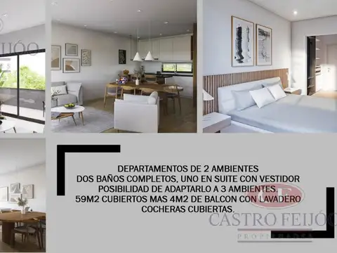 Departamento en Venta de 2 ambientes