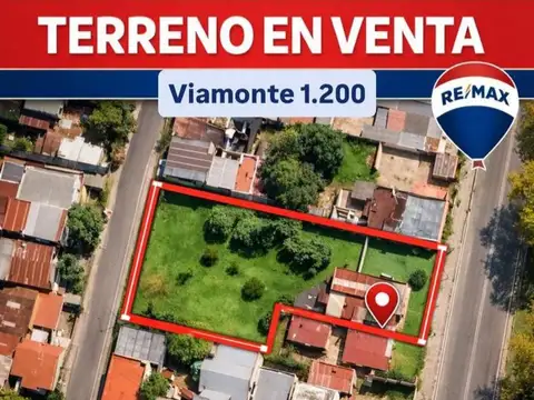 VENTA TERRENO (1.526 M2) - VIAMONTE 1.200
