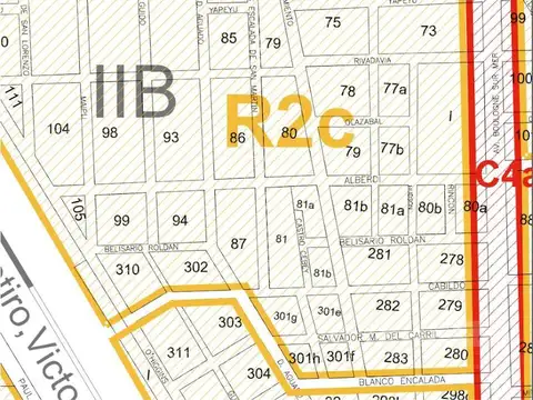 Terreno en Venta 30  mts Fondo