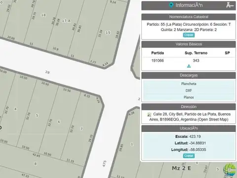 CASA EN VENTA EN CITY BELL A RECICLAR O DEMOLER