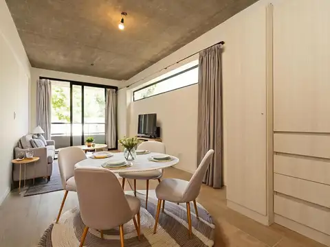 VENTA EN POZO, DEPARTAMENTO MONOAMBIENTE, CON BALCON Y PARRILLA EN COGHLAN