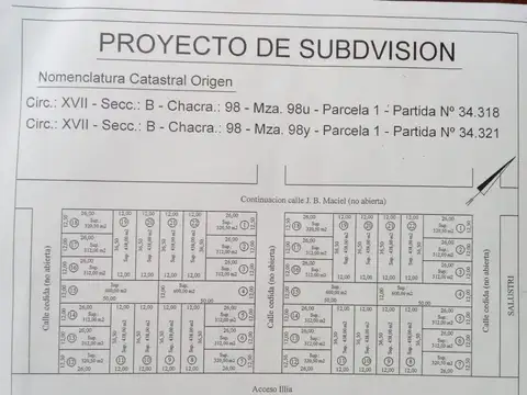 Terreno en Venta de 8482,0 m2